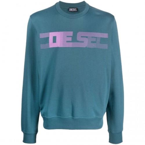 Diesel Unisex Adult Striped Logo Sweatshirt