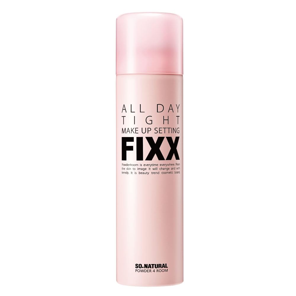 SO NATURAL Makeup Fixer (Japan Authorized Distributor) FIXX Keep Mist Spray (Normal Type) 120ml SONATURAL POWDER4ROOM ALL DAY TIGHT MAKE UP SETTING