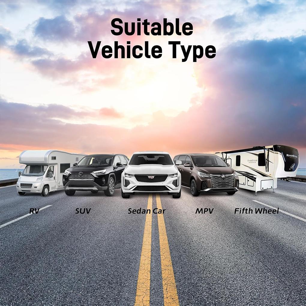 6pcs car Tire Pressure Monitoring System Bluetooth TPMS External Alarm Tire Pressure Sensors For RV Truck for Phone Diagnostic