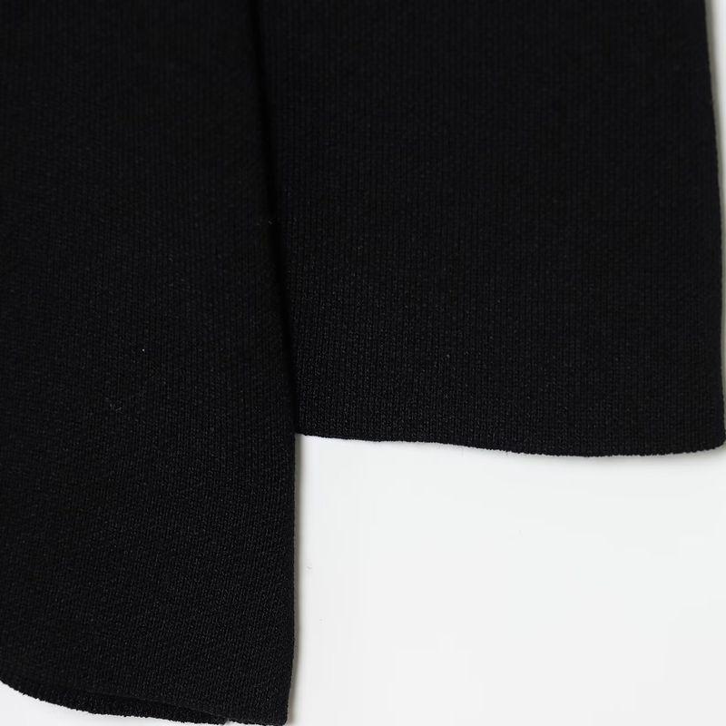 Kaslead New Arrival Women's Clothing Fashion Style Fashionable Knitted Double Breasted Jacket with Skirt 4192148 4192149