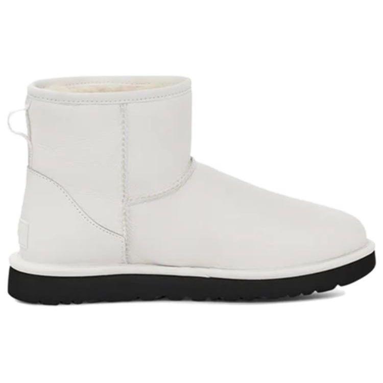 UGG Classic Mini Side Logo Boot Ultra Matte White (Womens) Women Sneakers 1133490-UMWH
