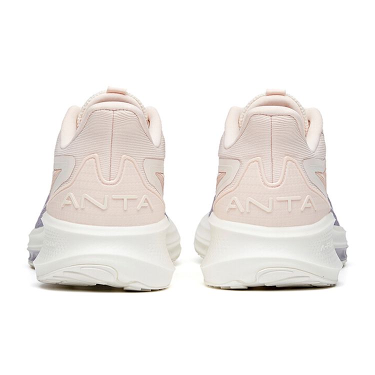Anta Running Series Low-Top Running Shoes Women Sneakers Pink White Purple 122125585-4