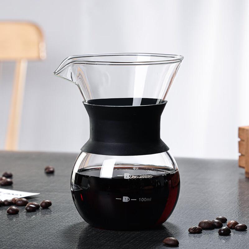 LISM Glass Pour-Over Coffee Maker Set