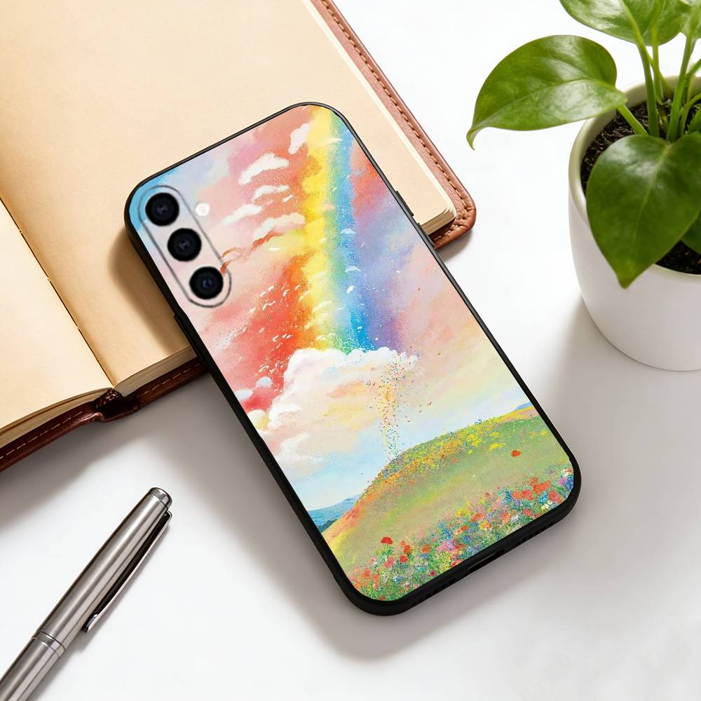 Colorful Phone Case For Samsung Galaxy A73,A72,A71,A70,A53,A52,A51,Others Soft Black Cover