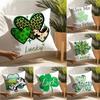 St. Patrick's Day Irischer Druck Kissenbezug Heim Wohnzimmer Dekoration Leinen Kissenbezüge Kissenhülle
