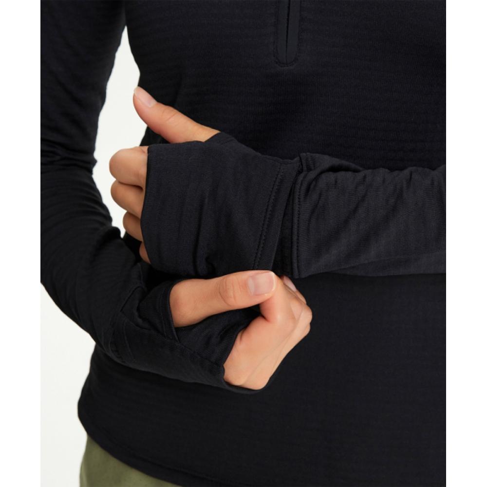 New Balance Nbnde4p142 Women Heat Grid Half Zip Up  Black 