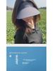 Women's Seamless Sun Protection Hat: Large Brim, Hollow Top for Cycling In Spring and Summer