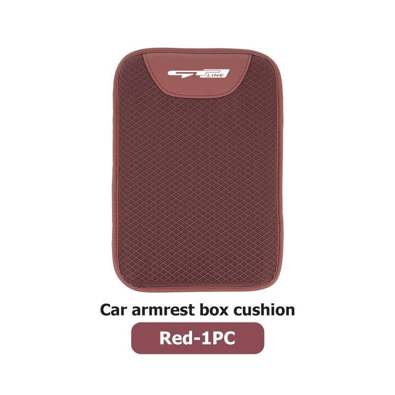 AABIW1 Car Center Console Box Ice Silk Protector Pad Armrest Pad Non-slip Mat For KIA Ceed Rio K5 K2 Optima Cerato Venga Sedona Forte