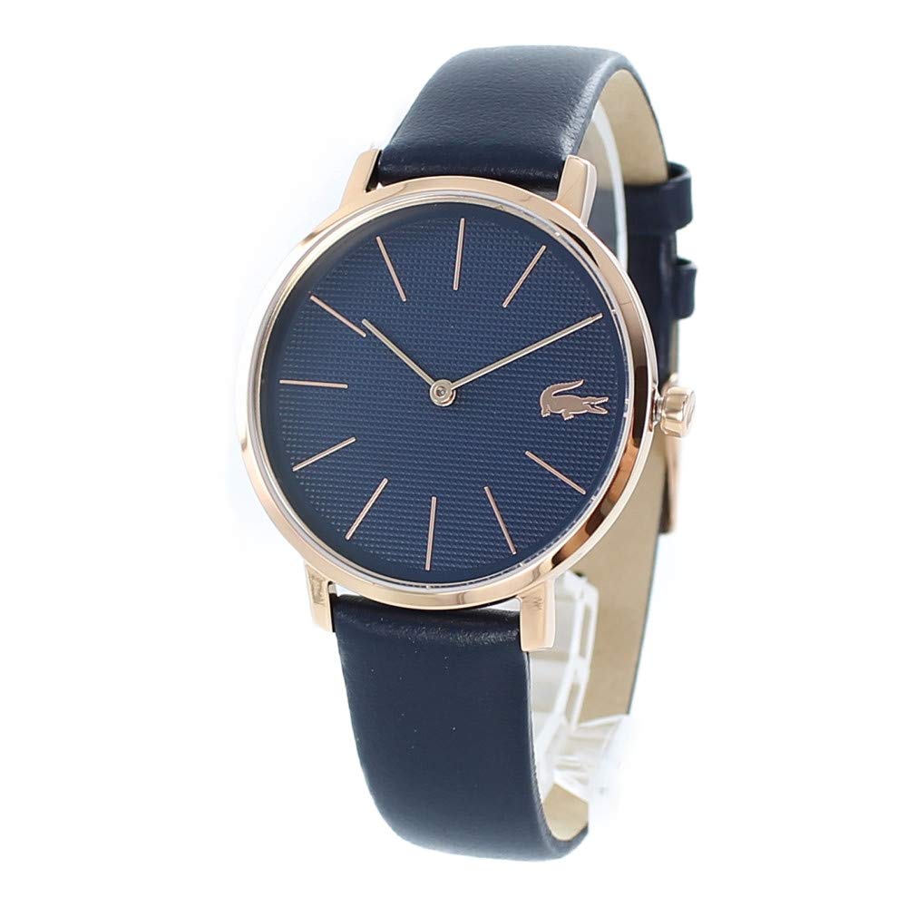 

LACOSTE 2001071 Navy Leather Watch for Women [Used]