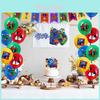 Tema Arcobaleno Forniture per Festa di Compleanno di Friends Banner con Palloncini Topper per Torta Decorazioni