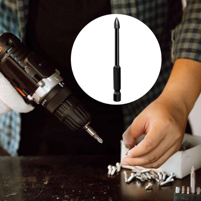 Crossing Hex Drill Bit For Tile Porcelain Glass Multifunction Tile Porcelain Drill Bit Tool Carbide Drill 3/4/5/6/8/10/12mm