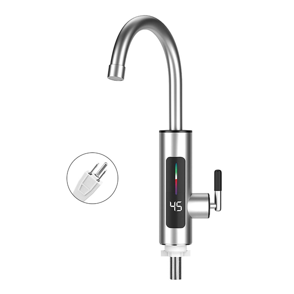 Efficient Electric Heating Tap with Clear Temperature Display Internal Heating Water Pipe Tap Convenient Water Fault