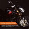 2pcs Motorcycle Flowing Water LED Turn Signal Light Indicator Lamp Arrow Flash Warning Universal Motorcycle Tail Flasher