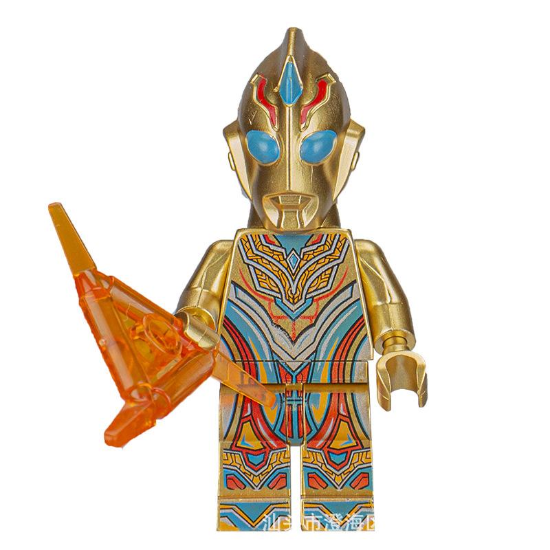 Ninja Warrior Superhero Doll With Weapon Single Building Block Assembly Toy