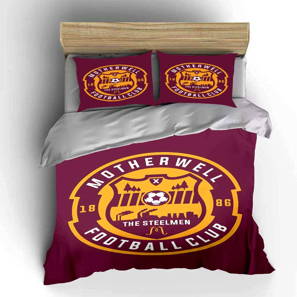 Fußballverein Logo Bettwäsche Set Bettwäsche Bettbezug Set Bettbezug Kissenbezüge (1 * Bettbezug 2 * Kissenbezüge, ohne Bettdecke)