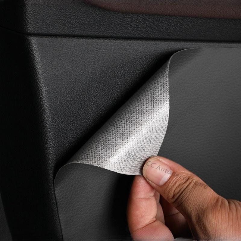 For LEAPMOTOR B10 4Pcs Door Side Anti-Kick Pad Scratchproof Leather Cover Interior Panel Protective Pad Sticker Car Accessories