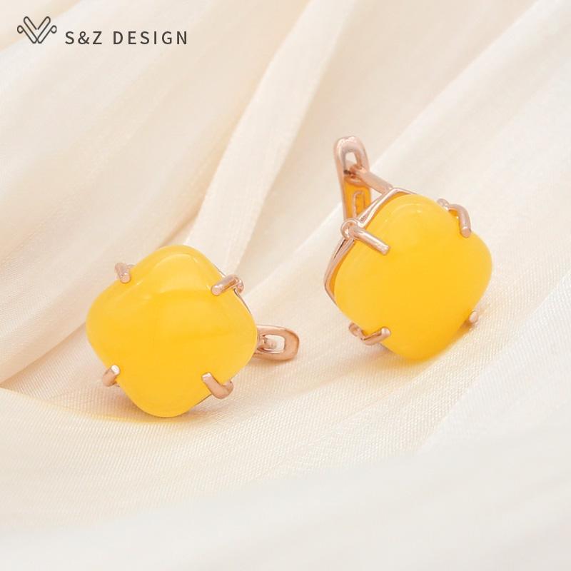 Mode Temperament Elegante Quadratische Stud Ohrringe Für Frauen Mädchen Hochzeit Schmuck Eardrop