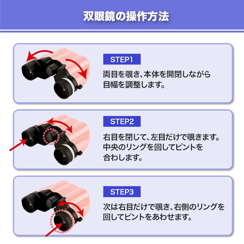 Travel Department Store 10x Neck Storage Japanese Instruction Purple Binoculars, Concert, Magnification, Live, Strap, Strap, Case, Manual,