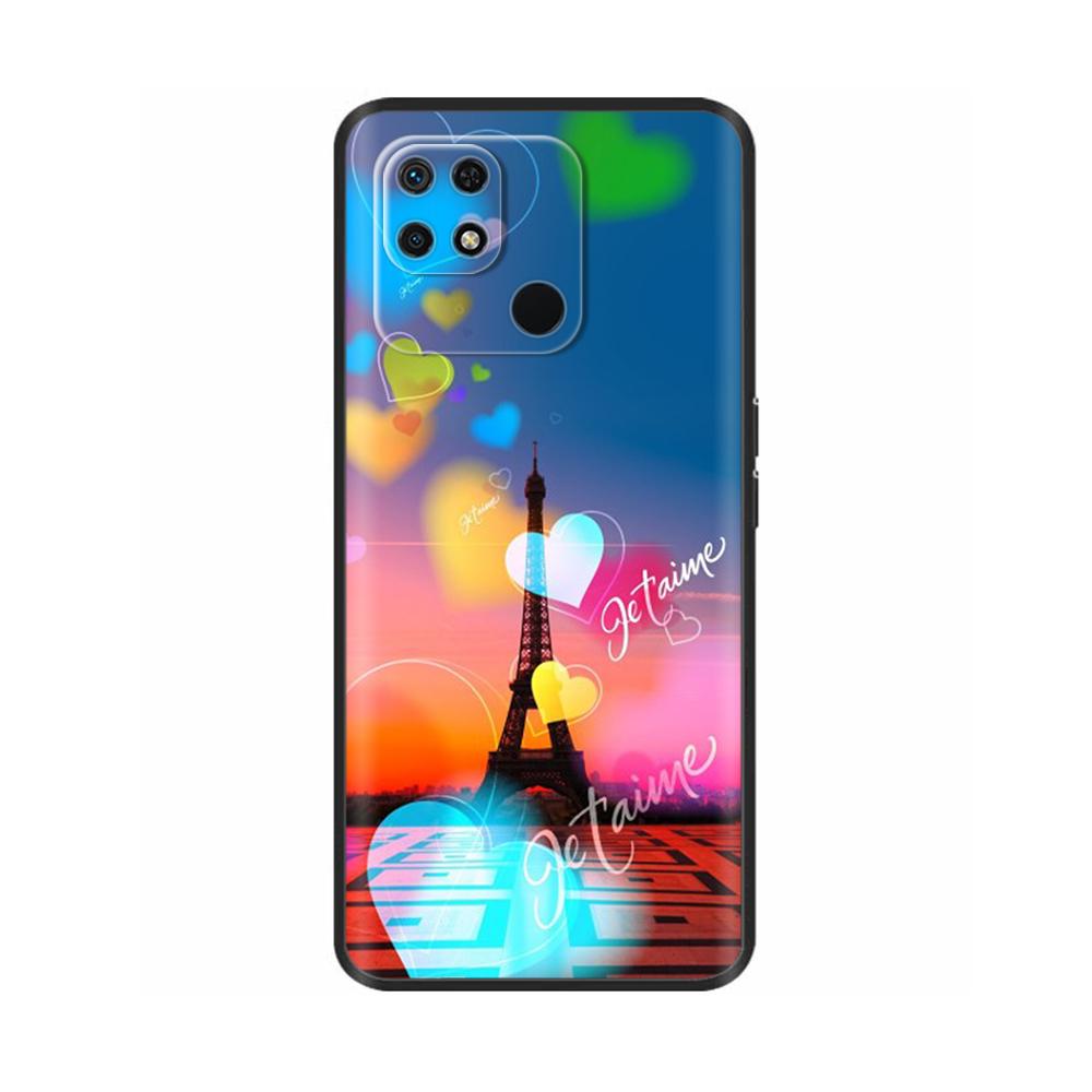 Cover For Xiaomi Redmi 10C Case For Redmi 10C Capas Phone Case Soft Black Silicone Bumper Back Case For Redmi 10C Fundas 6.71"
