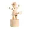 Nordic-Style Cute Wooden Animal Mini Ornaments: Creative Educational Toys for Kids' Bedroom Decor