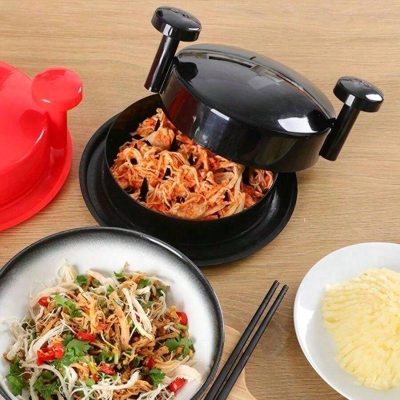 3-in-1 Manual Chicken Shredder Claws -Ergonomic Grip with Rotating Action for Effortless Meat Pulling,Dishwasher Safe&Easy Clean