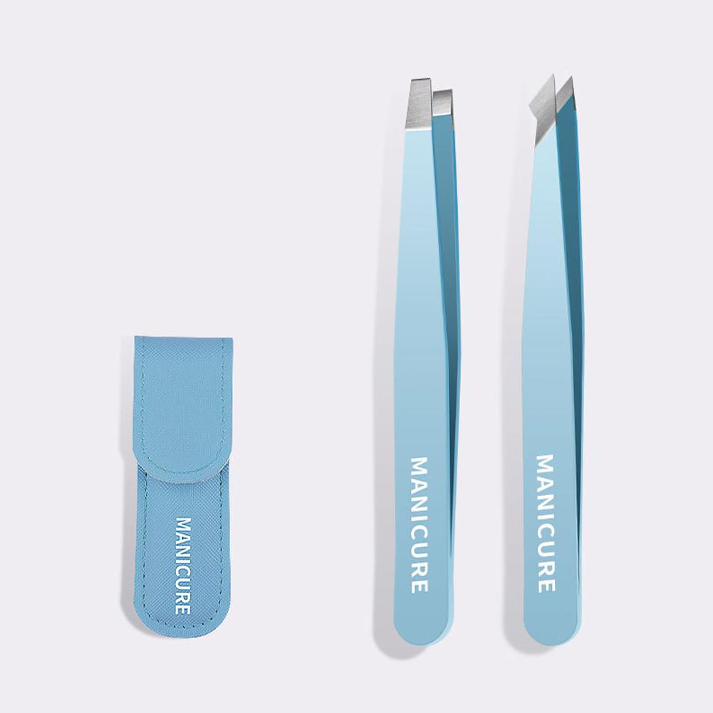 2/4 Stück Beauty-Tools Augenbrauenpinzetten-Set Edelstahl Haarentfernungsclip für Gesichtshaare Wimpern Augenbrauen Pinzette Professionelle Anfänger