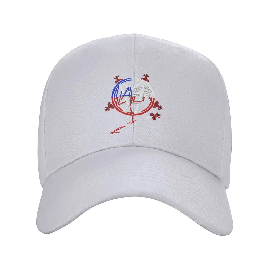 Personalized Red Logo Heavy Metal Rock Slayers Baseball Cap Outdoor Unisex Womens Adjustable Band Dad Hat Spring