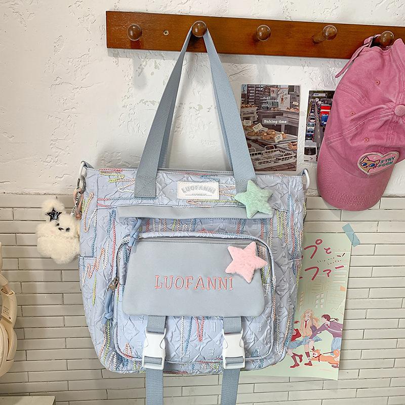 New High-value College Style Fresh and Sweet Backpack Junior High School Students Lightweight Large-capacity Backpack