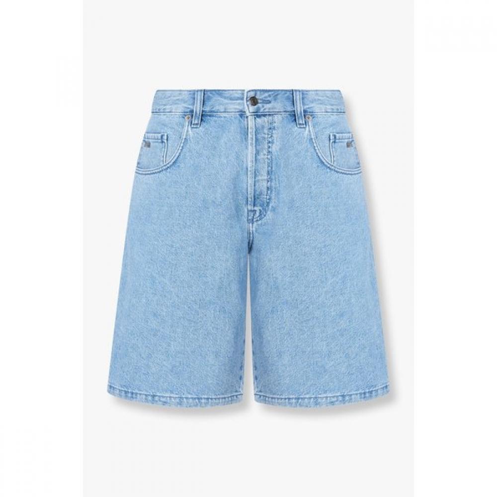 Emporio Armani 25S S Men S waShed Denim Bermuda ShortS  A515106031 46