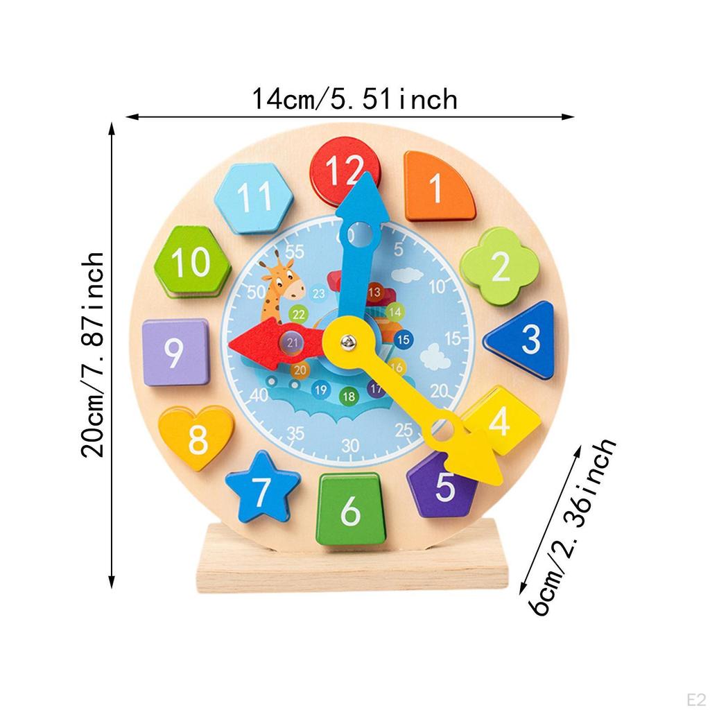 Digital Clocks Number Learning Toy Animal for Activity Birthday Gift Child