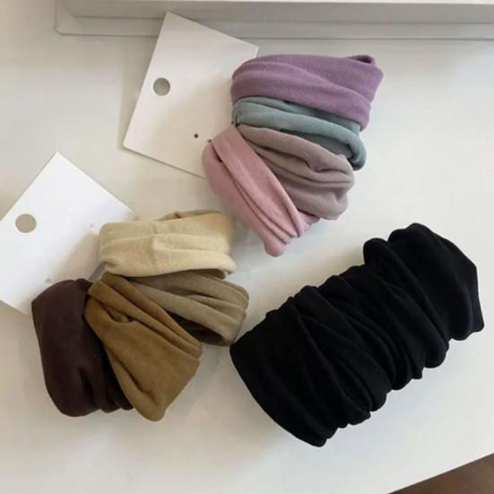 4Pcs Rope Ponytail Thickened Widened High Hair Holders Soft Hair Accessories