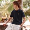 HAZZYS Men's Waffle Knit Crew Neck Short Sleeve T-Shirt