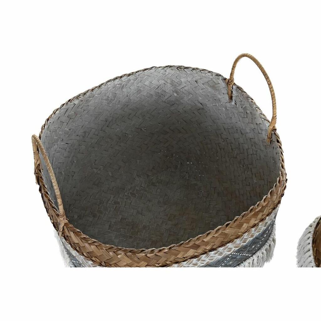 Basket Set DKD Home Decor 49 X 49 X 57 Cm Bamboo Boho