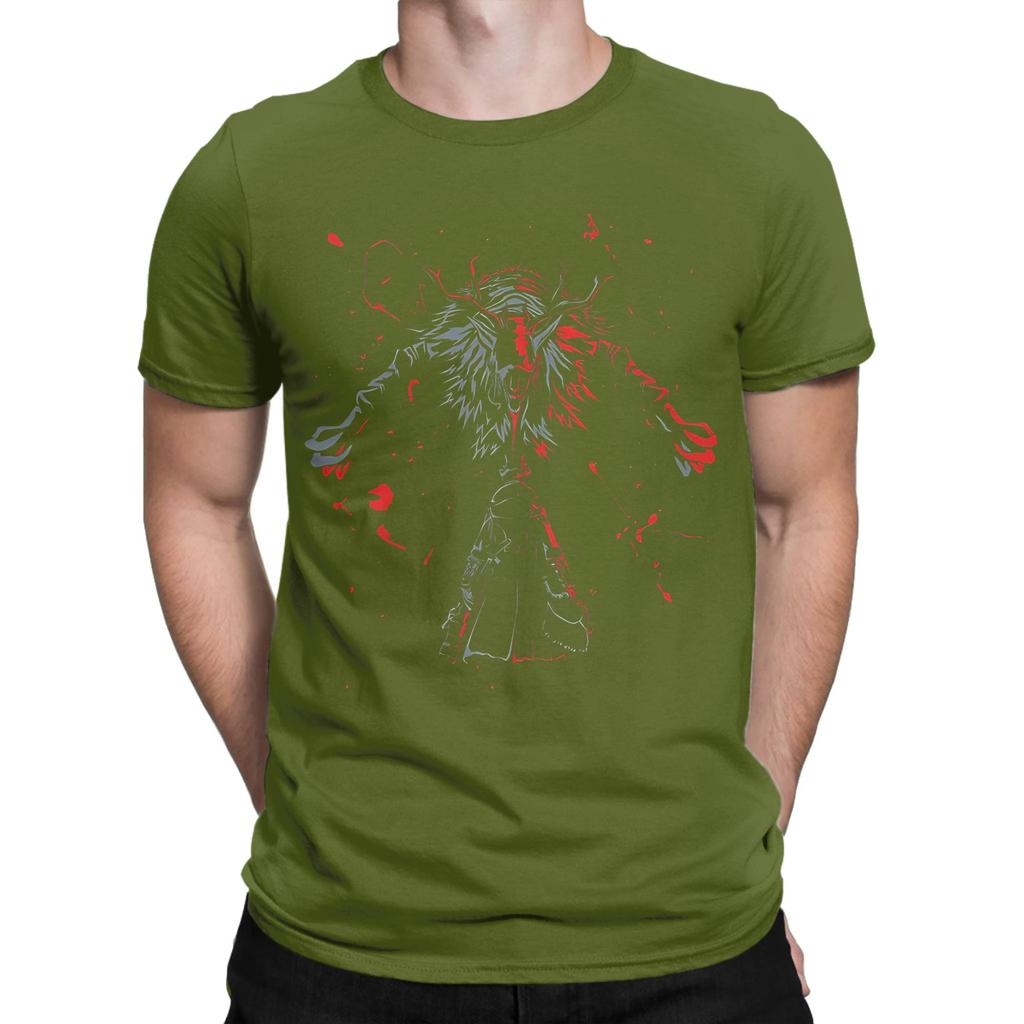 Vicar Amelia Unisex T Shirts Bloodborne Casual Tees Short Sleeve Round Neck Tshirt Cotton Gift Idea Clothing