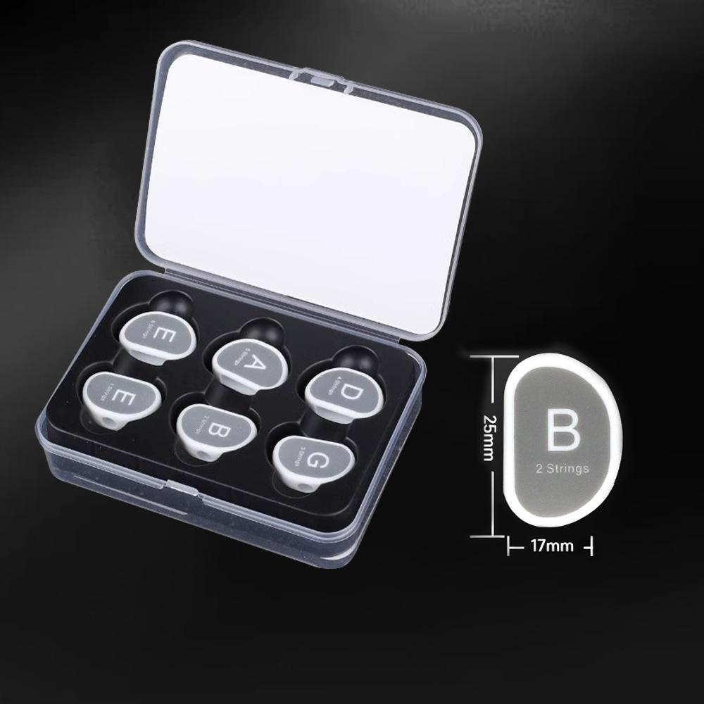 6 Stück Gitarrenknopf Schutzhülle für E-Gitarre Folk-Gitarre Staubdicht Schweißprävention Gitarrensaiten Stimmwirbel