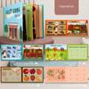 Quiet Book Magic Sticker Toy Baby Educational Montessori Busy Book Preschool Learning Book for Kids Early Educational Binder