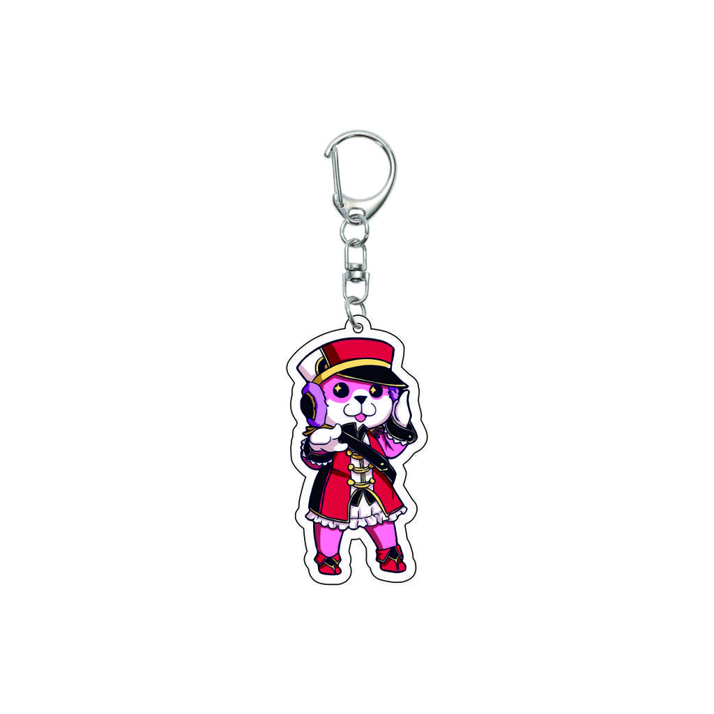 55MM Anime banG Dream Keychain Toyama Kasumi/Saya Yamabuki/Hanazono Tae Key Chain Acrylic Model Plate Christmas Gifts