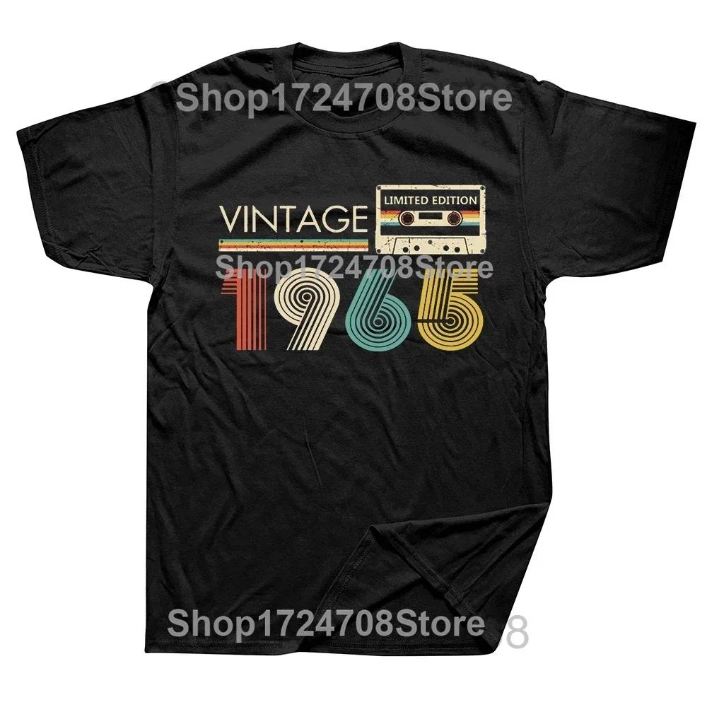 New Men 1965 Classic T Shirt Oversize Printed Casual Tee shirt Casual Short Sleeve Father Days Daddy Couples TShirt