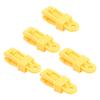 5pcs Tarp Clips Waterproof Tear Resistant Strong Lock Grip Tent Clips for Outdoor Camping