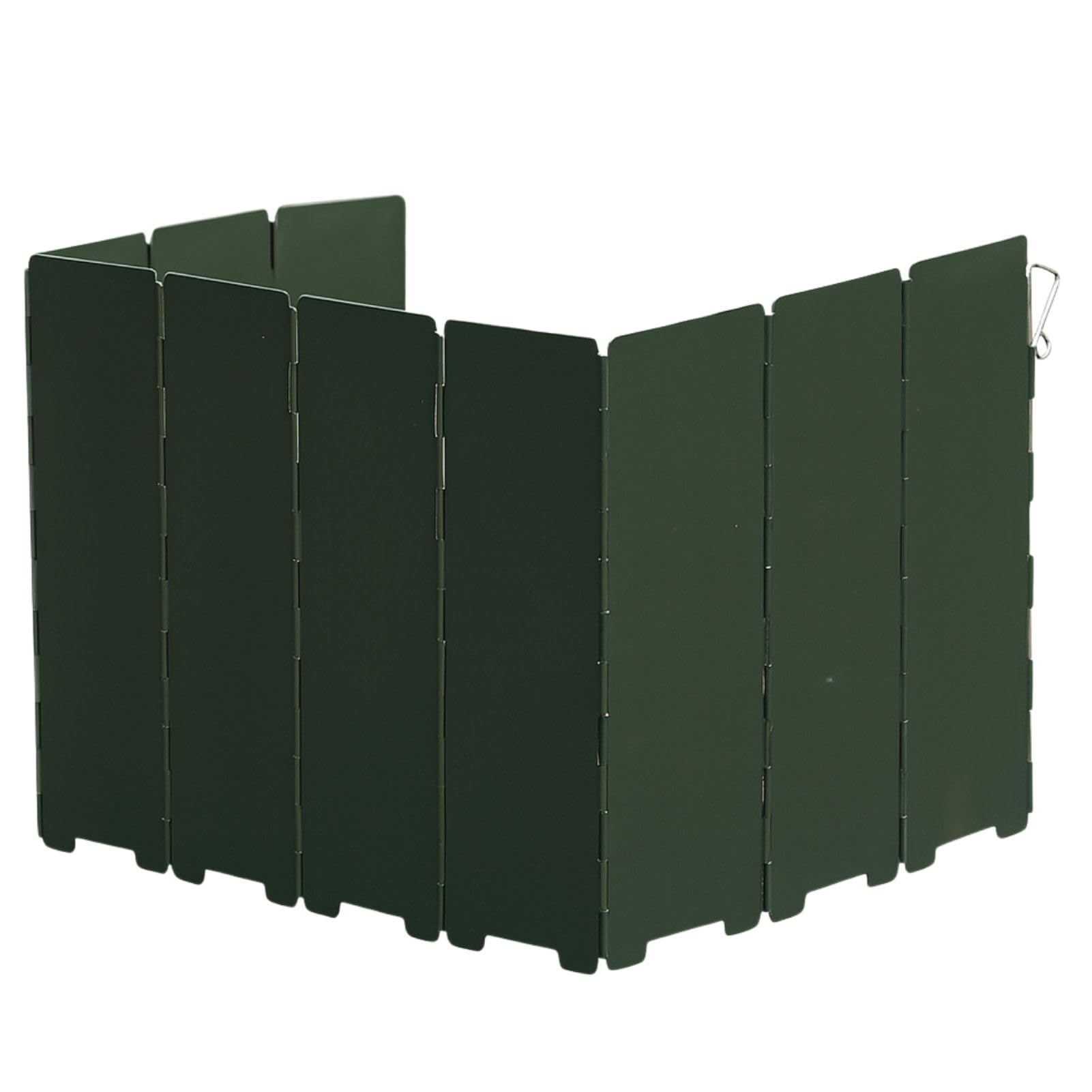 

Active Island Folding Windscreen, Steel, for Camping, Fireplaces, and More (Army Green) a846
