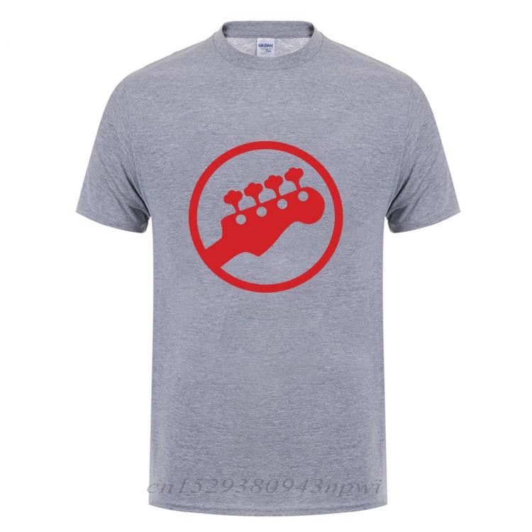Bass Headstock Guitar Symbol Guitarist Player Musicians Music Rock TShirt Funny Birthday Gift For Men O Neck Cotton T Shirt Tee