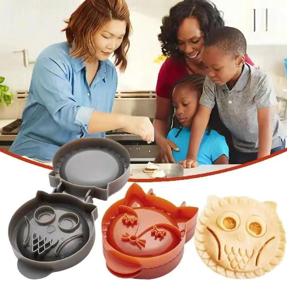 Fall Hand Pie Molds Set Mini Pie Mould Dough Press Mold Tools Christmas Halloween Baking Pie Molds Pumpkins Apples Hazelnuts