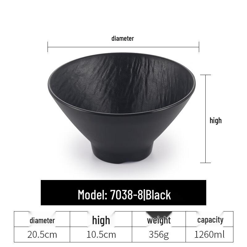 Japanese Style Melamine Commercial Serving Bowl