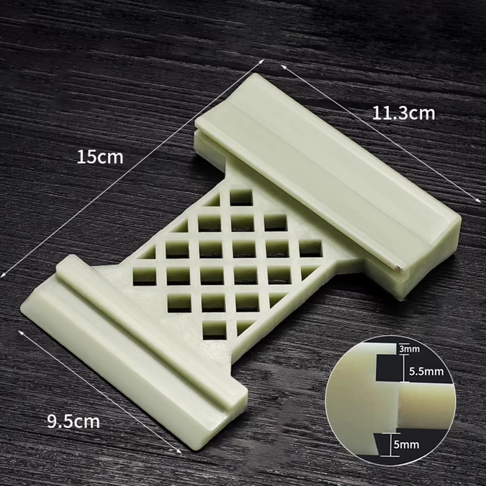 Blocco per Battitura in Nylon per Facile Installazione di Pavimenti Laminati & Barra di Tiraggio Distanziatore per Bordi Strumento per Pavimenti Blocco per Battitura