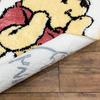 MORIPiLO Winnie the Pooh Entrance Large and 60cm Honey Disney Morishita Pillows Mat, Cute, Approx. (Disney Die-Cut Mat, Orange), Merchandise,