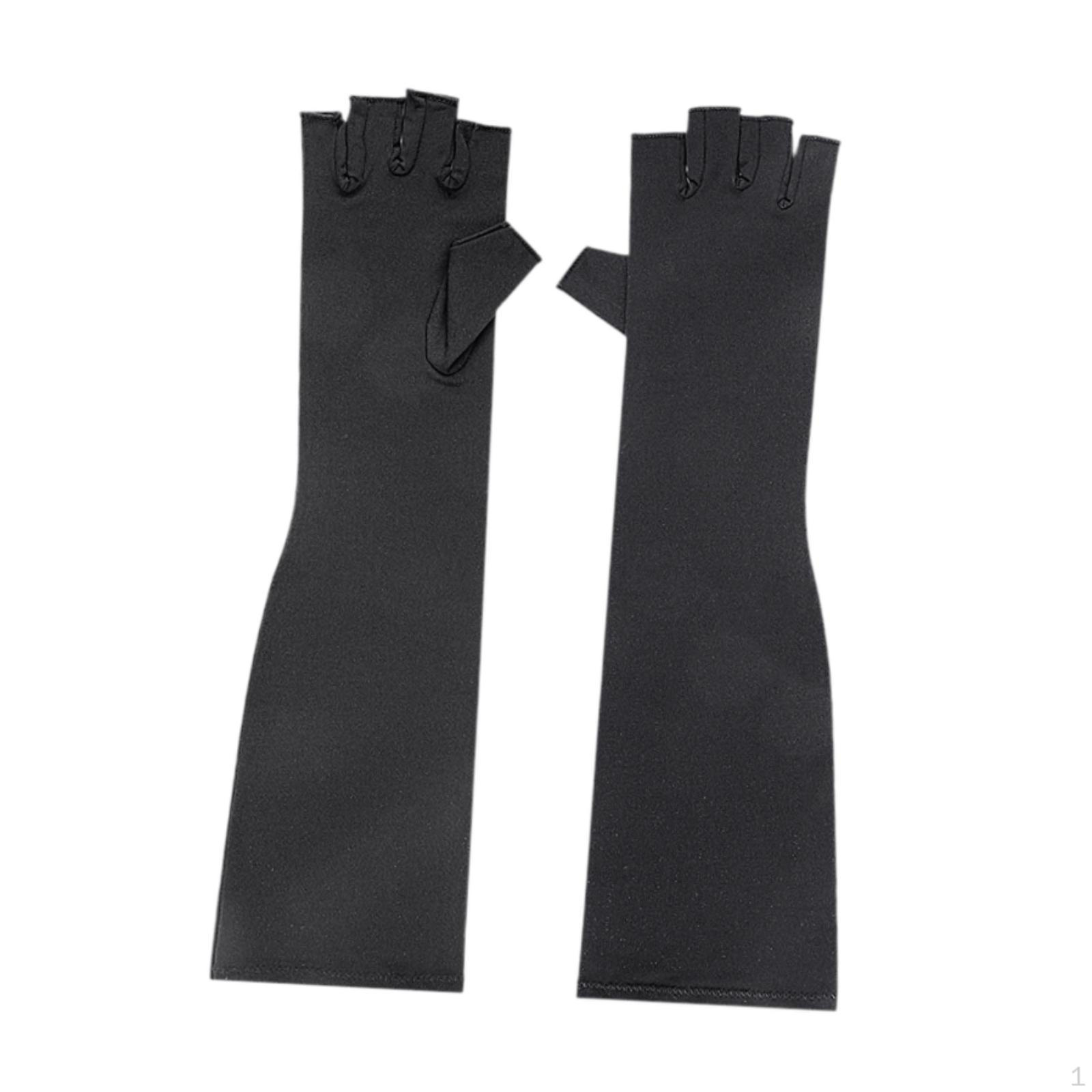 

Длинные компрессионные перчатки для велоспорта, многофункциональные, удобные, спортивные, фитнес-перчатки M 38.2cmx11.2cm