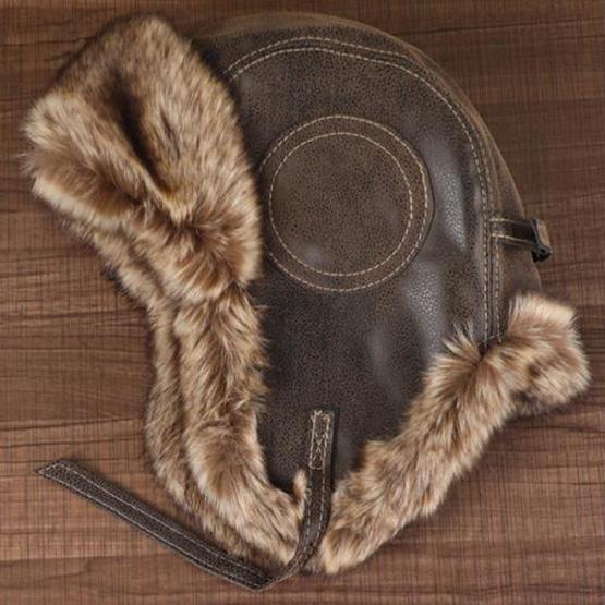 WTEMPO Men's Women's Winter Thickened Warm Bomber Hats Cold-proof Ear Protective Windproof Plush Pilot Hats