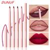 6 sztuk/zestaw konturówka do ust Nude Lip Liner Set wodoodporna matowa szminka o długotrwałym działaniu błyszczyk odporny na rozmazywanie łatwa aplikacja prezent dla każdego rodzaju skóry