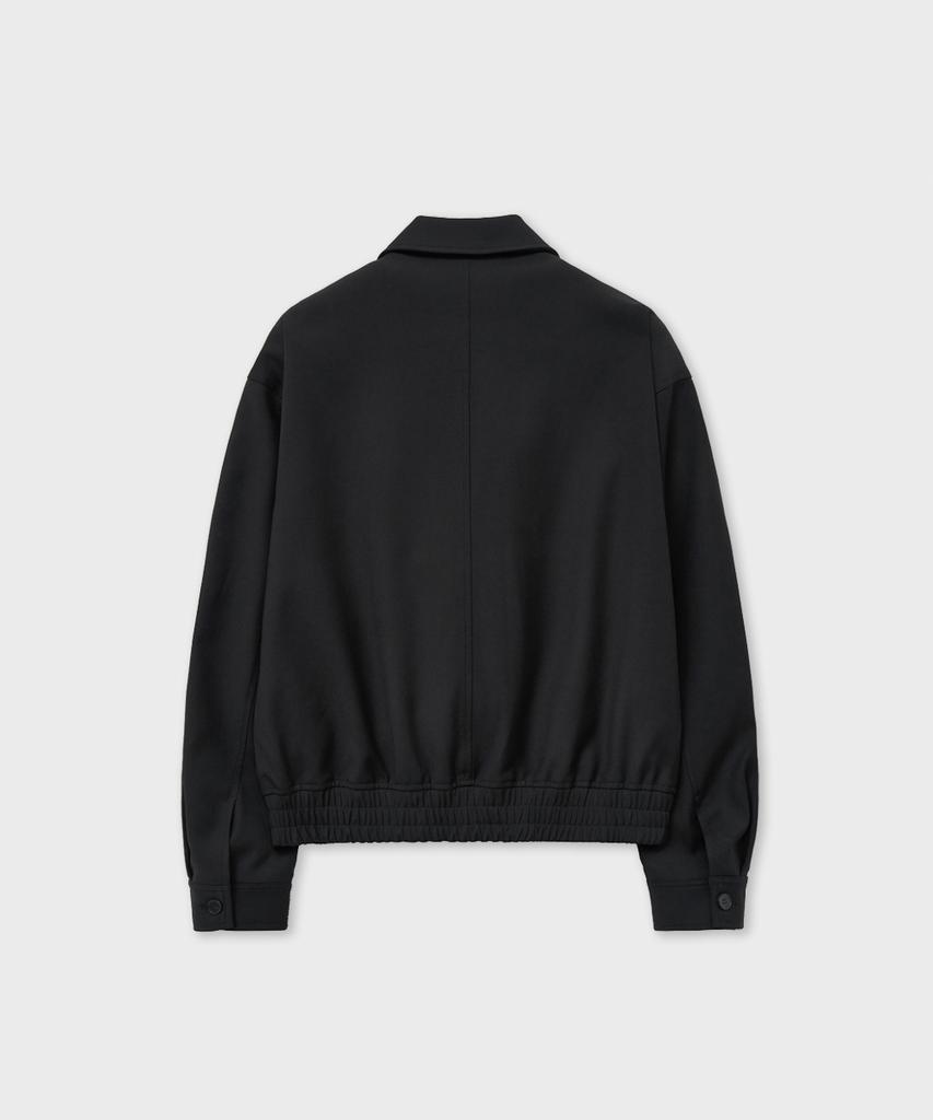 Intempomood Pleated Pocket Detail Jacket_Black