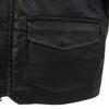 Adidas David Beckham Collaboration 3WAY Faux Leather Jacket XS Black Men's Used